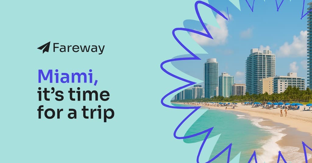 Miami Trip Fareway Travel Offer Animated Facebook Sponsored Message
