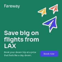 Fareway LAX Discount Flights Travel Offer Animated Small Square