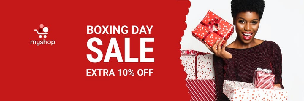 Gift Boxes Boxing Day Sale X Header