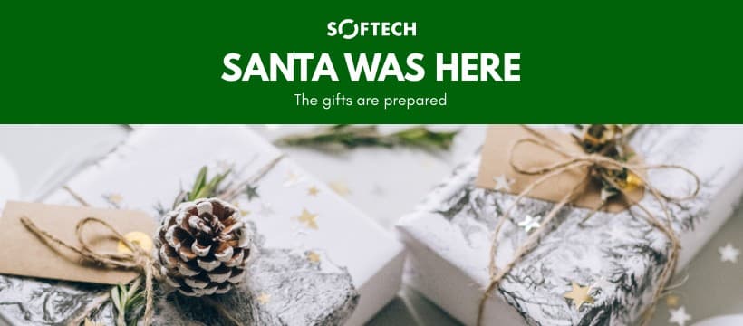 Santa Was Here Gifts Prepared Facebook Cover