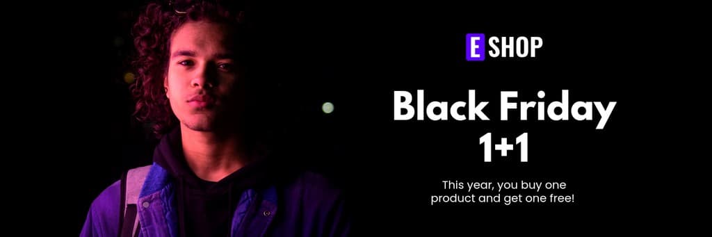 One Plus One Black Friday X Header