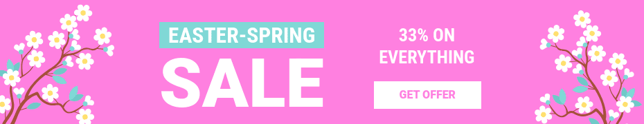 Easter Spring Sale Flower Branch
