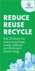 Plastic Recycle and Reuse Earth Day Vertical Banner