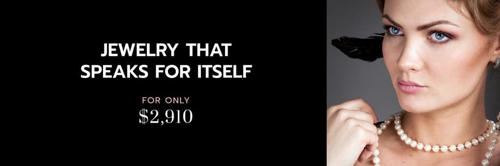 Elegant Necklace Pearls Only X Header