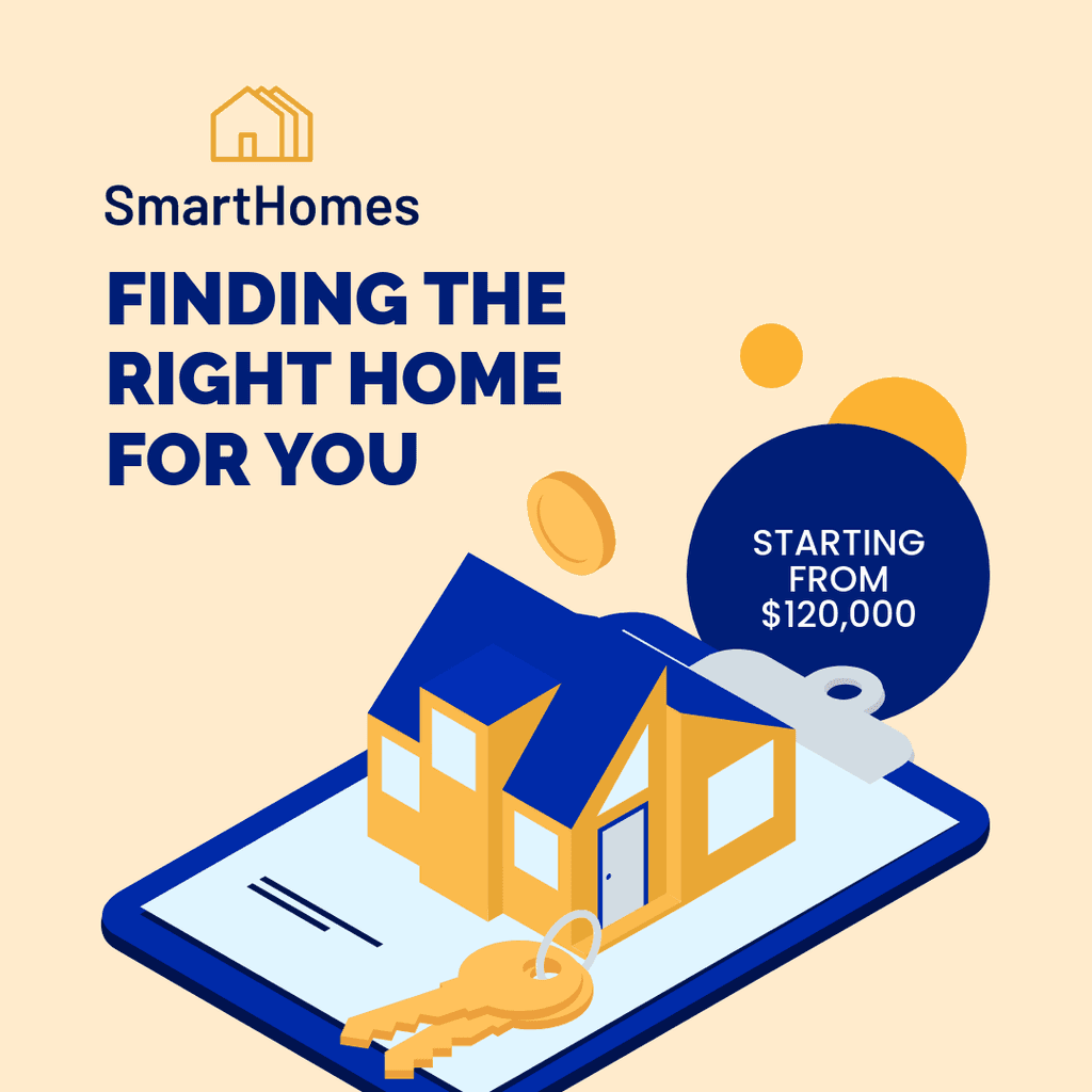 Finding The Right Home Illustration Instagram Post