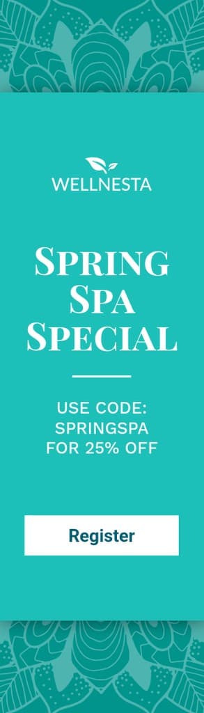 Teal Elegant Spring Spa Special Portrait