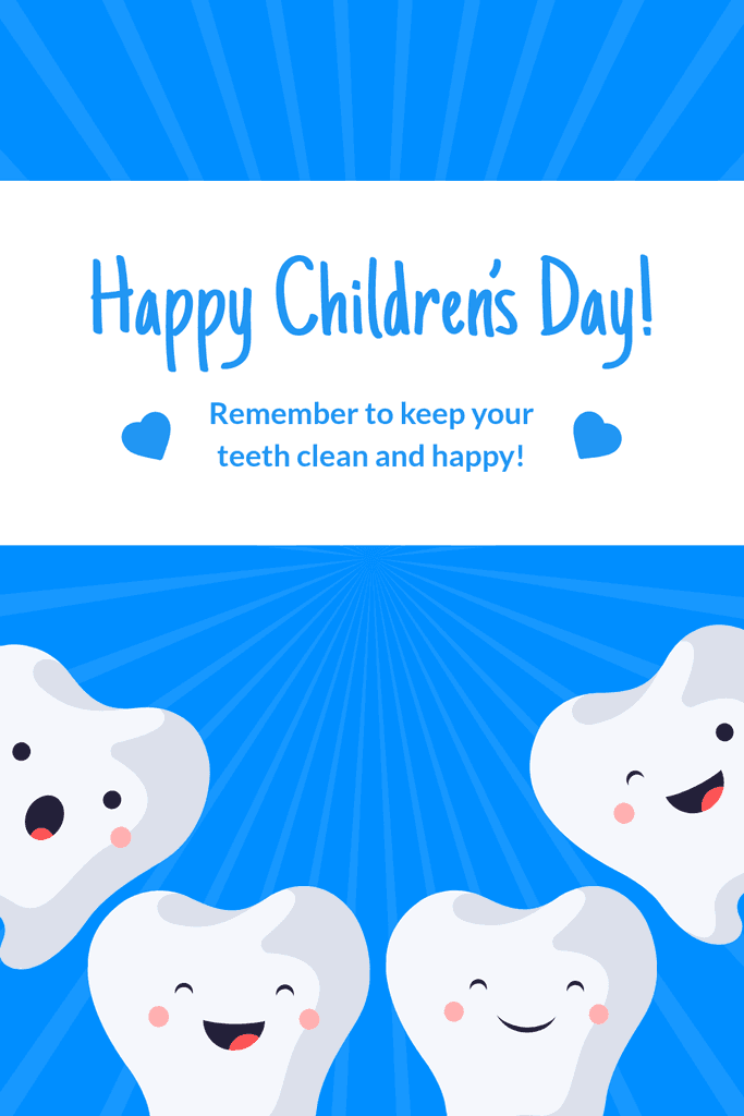 Dental Office Children's Day Pinterest Pin Tall