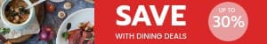 Save Money with Dining Deals Mobile Banner