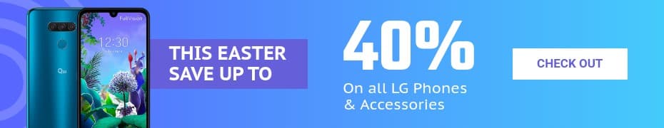 Blue Phone Easter Sale Top Banner