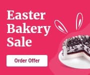 Easter Bunny Bakery Sale Small Rectangle