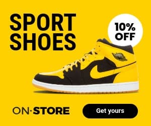 Yellow Sport Shoes Store Deal