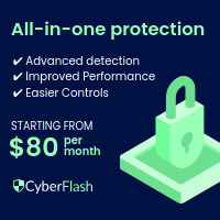 Cyber Flash Antivirus Protection Small Square