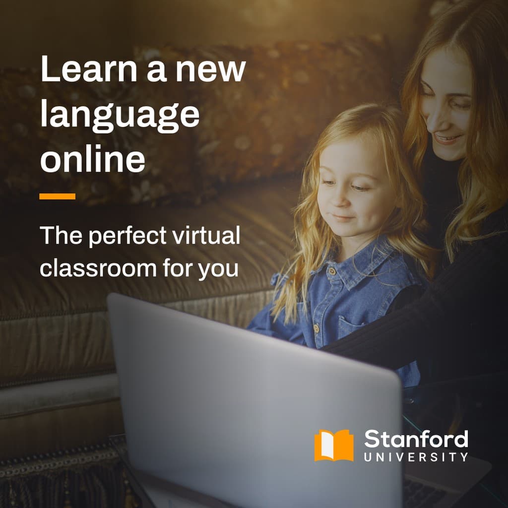 Learn a New Language Online Facebook Square Post