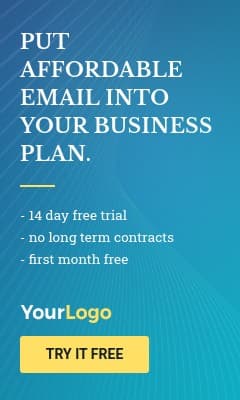 Affordable Email Business Plan Vertical Rectangle