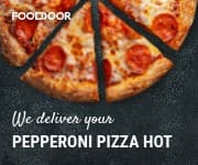 Pepperoni Pizza Delivery FoodDoor Small Rectangle