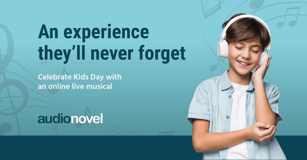 Kids Day Online Musical Facebook Sponsored Message