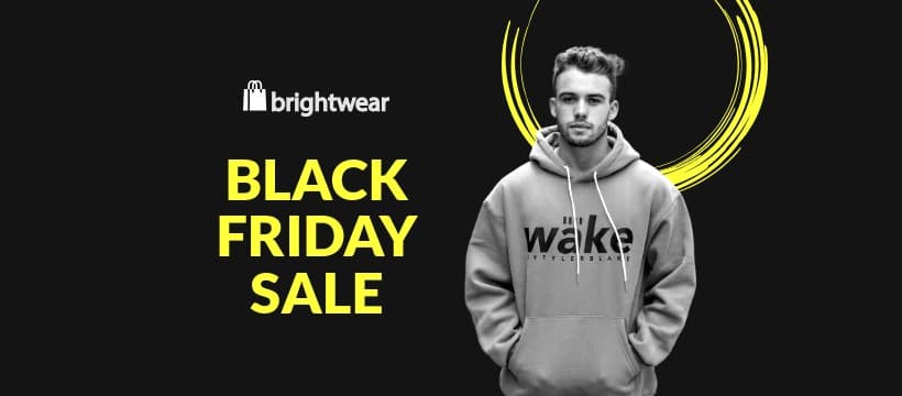 Hoodie Black Friday Yellow Sale Facebook Cover