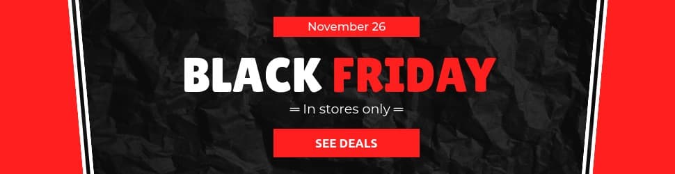Black Friday In Red Stores Only