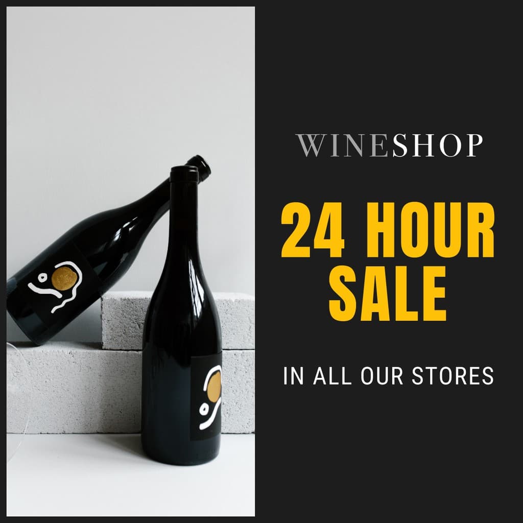 Wineshop 24 Hour Sale Facebook Square Post