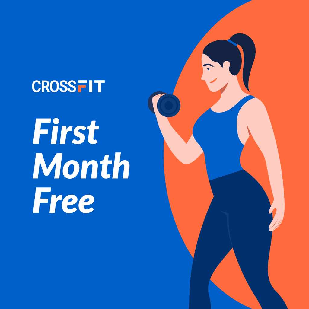 First Month Free Fitness Facebook Square Post