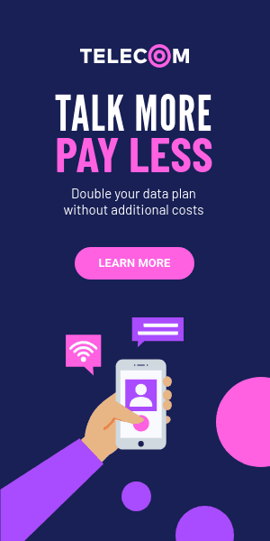Talk More Pay Less Telecom Plan Half Page