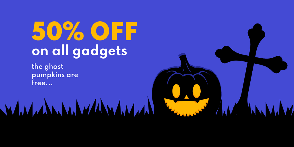 Gadget Sale with Free Ghost Pumpkins X Image Post