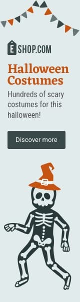 Hundreds of Scary Halloween Costumes Wide Skyscraper