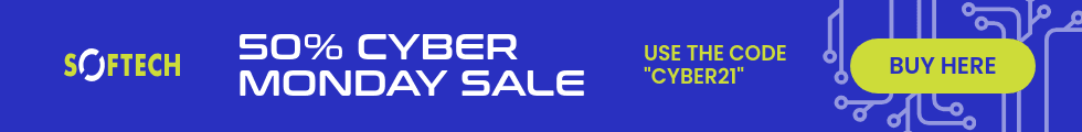 Blue Circuit Sale Cyber Monday Panorama
