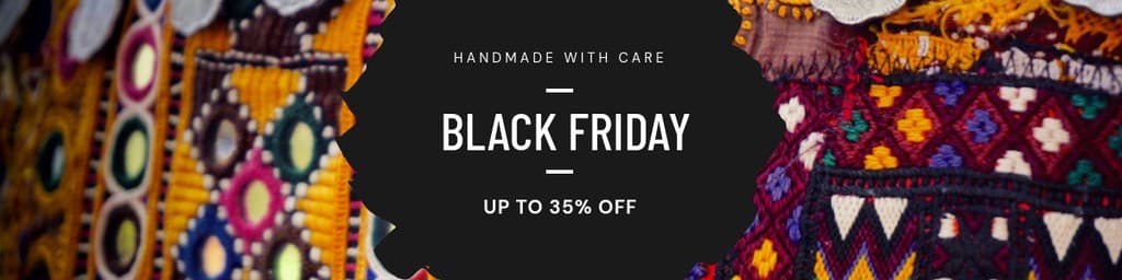 Handmade with care Black Friday Etsy Cover Etsy Big Shop Banner