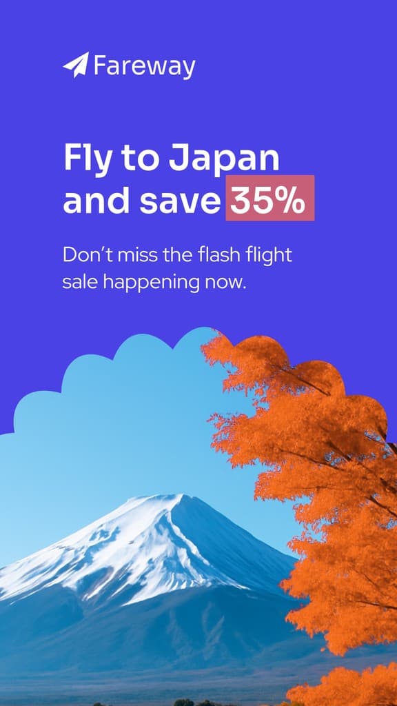Fly to Japan and Save with Fareway Animated Story