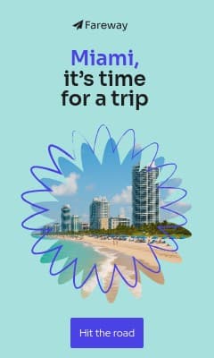 Miami Trip Fareway Travel Offer Animated Vertical Rectangle