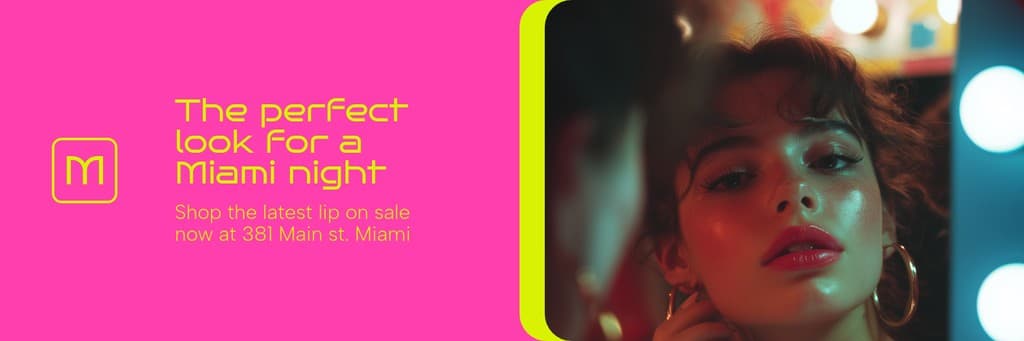 Perfect Miami Night Look Mantix Beauty Products Animated X Header