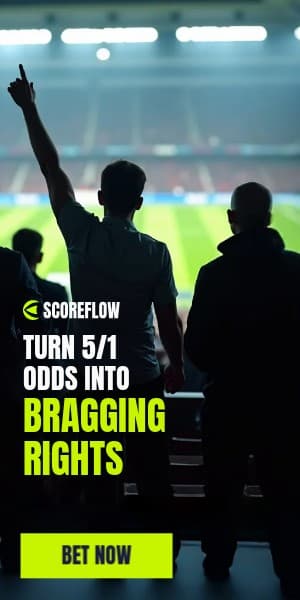 Bragging Rights Soccer Fans Scoreflow Betting Animated Half Page