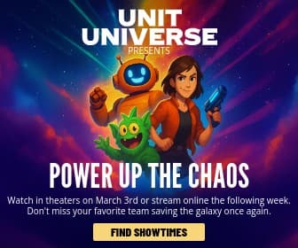 Power Up the Chaos Unit Universe Movie Animated Large Rectangle