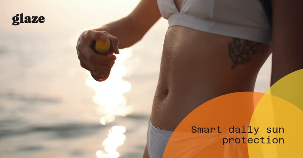 Smart Daily Sun Protection Glaze Beauty Products Animated Facebook Sponsored Message