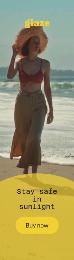 Safe in Sunlight Glaze Skincare Video Portrait