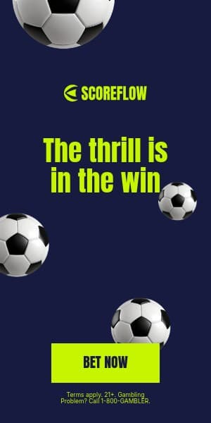 Thrill in the Win Soccer Scoreflow Betting Animated Half Page