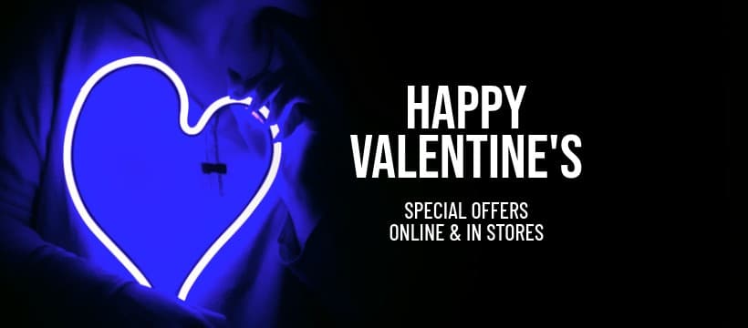 Blue Happy Valentine's Day Offers