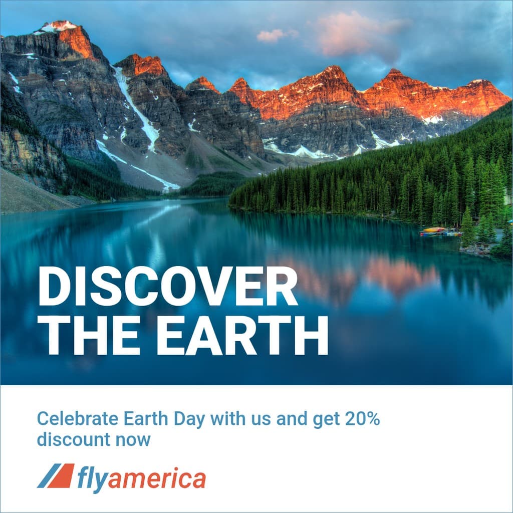 Travel and Discover Earth Day Instagram Post