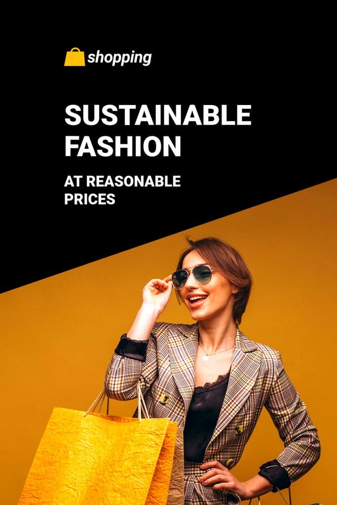 Earth Day Sustainable Fashion Pinterest Pin Tall