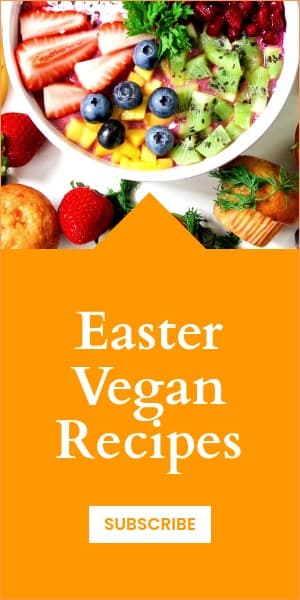 Easter Vegan Recipes Half Page
