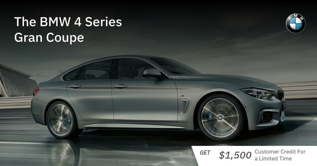 BMW 4 Series Gran Coupe Offer Animated