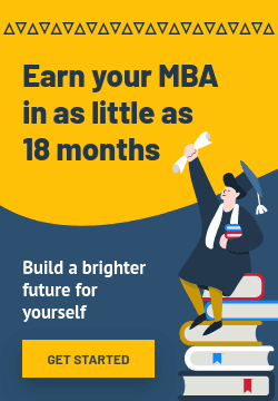 Earn your MBA Degree Triple Widescreen