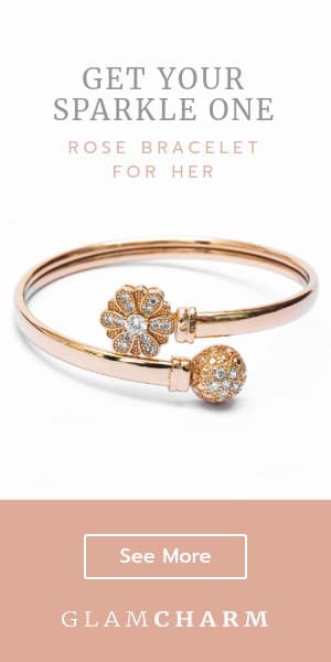 Sparkle One Rose Bracelet Half Page