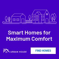 Line Art Smart Homes Small Square