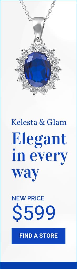 Elegant Sapphire Necklace Portrait