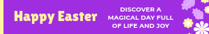 Happy Magical Easter Day Mobile Banner