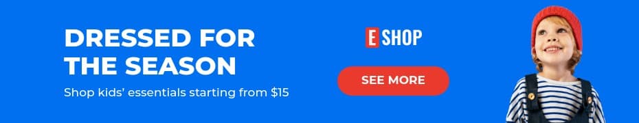 Dress Kids For The Season Top Banner