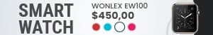 White Wonlex Smart Watch Mobile Banner