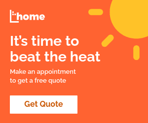 Orange Hvac Beat The Heat Inline Rectangle